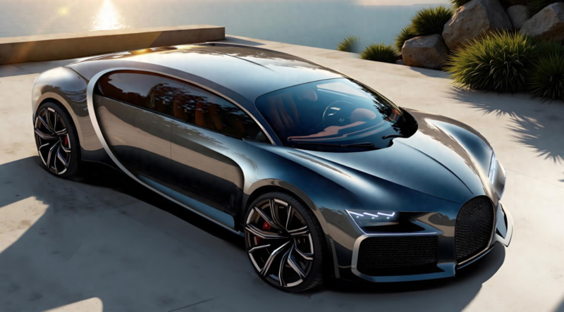 Китайская Dreame выпустит электрокар в стиле Bugatti Chiron: первые фото и детали