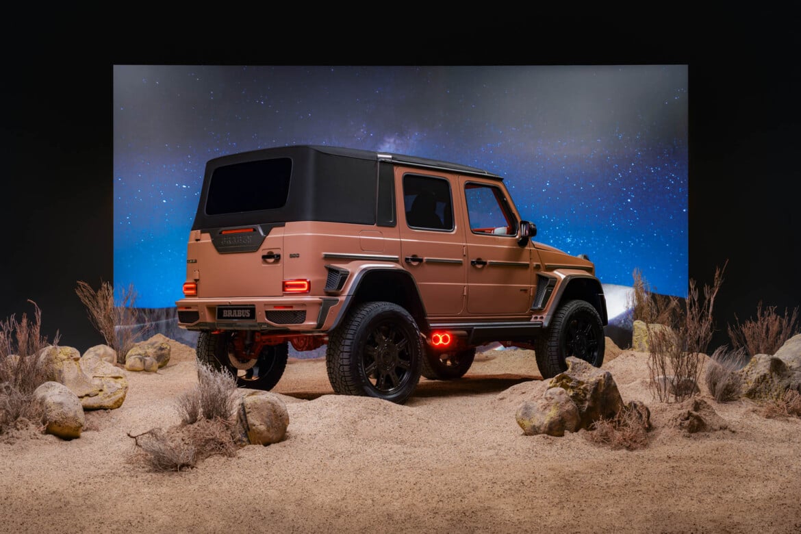 Brabus has unveiled a new convertible based on the Mercedes G-Class: 800 forces, a bold design, and a limited edition