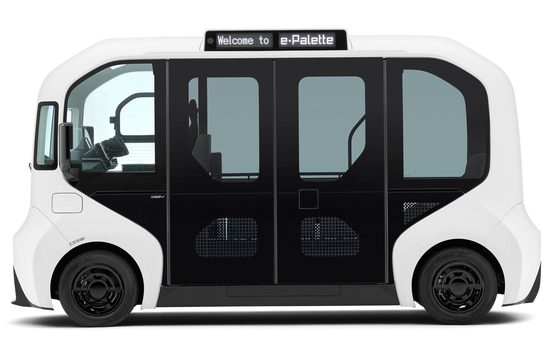 Toyota e-Palette: электробус будущего с автопилотом и запасом хода 250 км