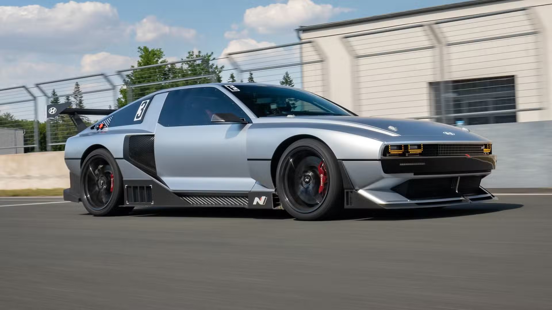 Hyundai N Vision 74, электромобиль Hyundai, суперкар Hyundai, суперкар Hyundai