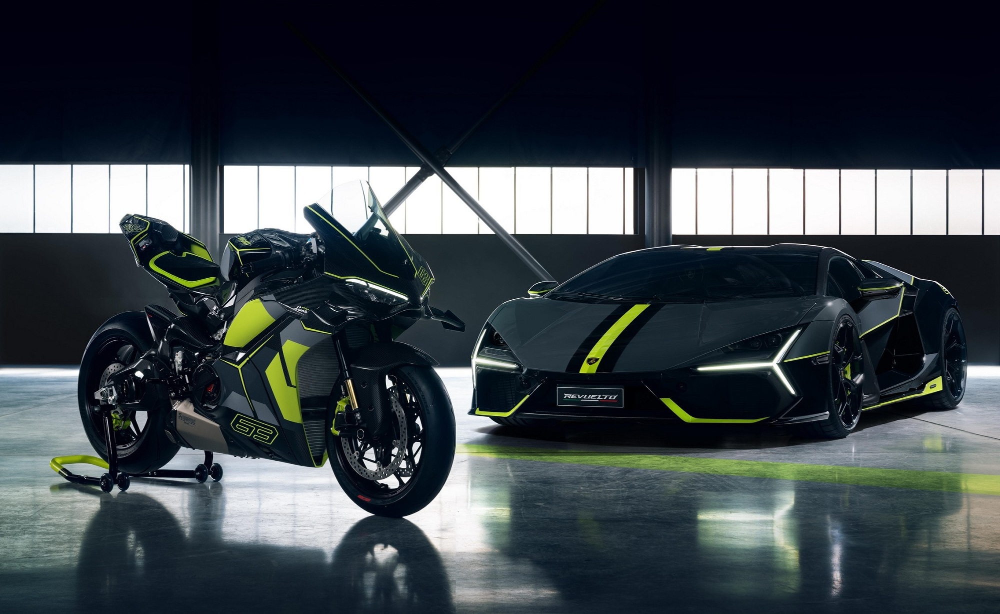 Ducati Panigale V4 Lamborghini, Ducati Panigale, Ducati Panigale Lamborghini, мотоцикл Ducati, мотоцикл Lamborghini