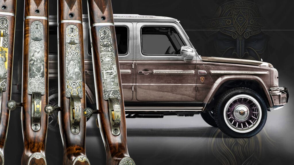 Розкішний мисливський Mercedes G-Viking: ексклюзивний «Гелік» із золотим озброєнням