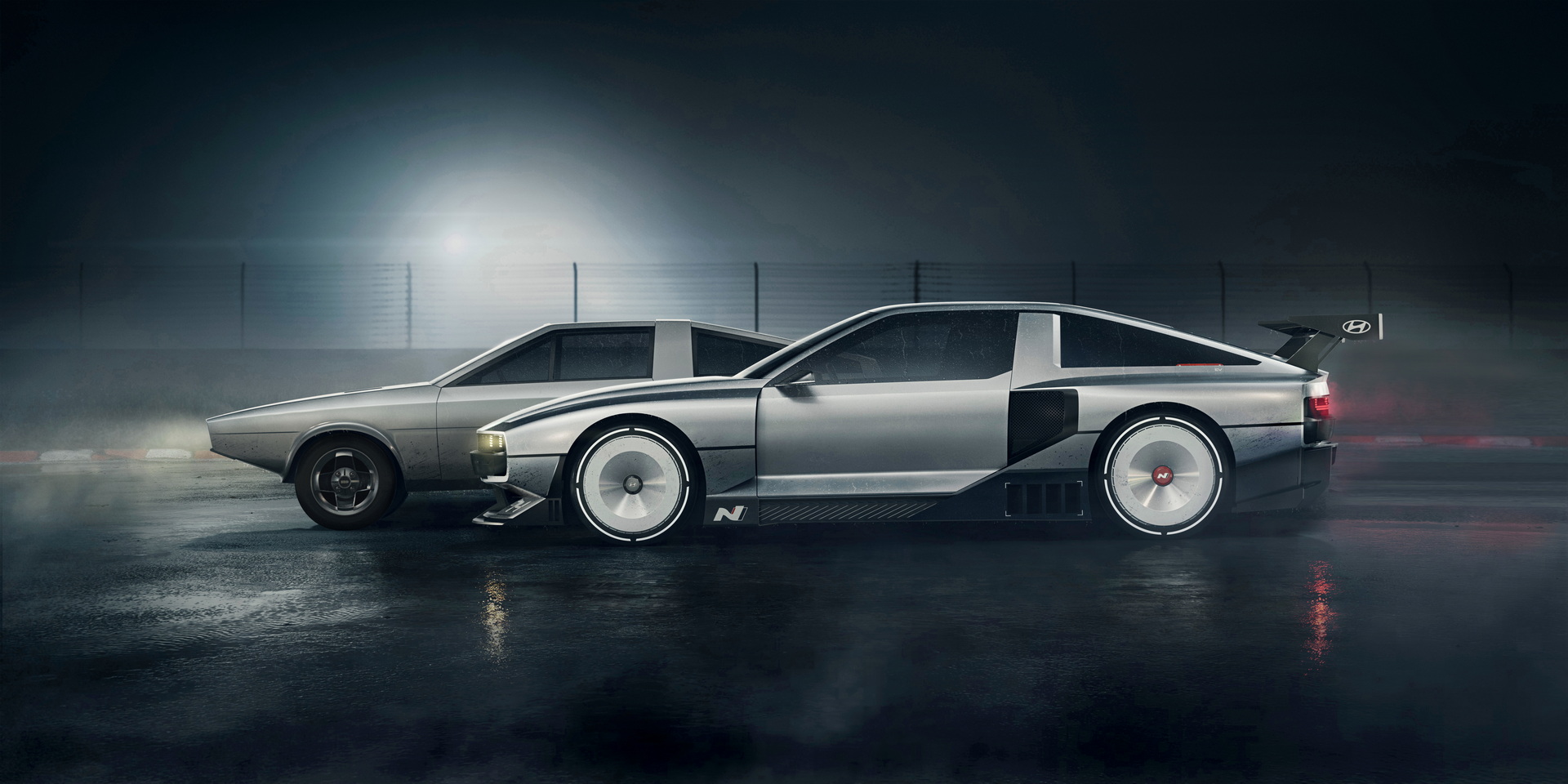 Hyundai N Vision 74, электромобиль Hyundai, суперкар Hyundai, суперкар Hyundai