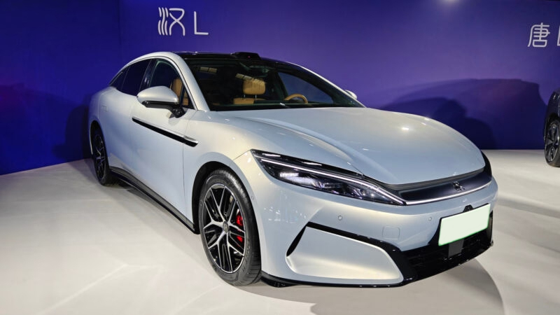 BYD Han L EV: Электрический седан с зарядкой за 5 минут и запасом хода 700 км