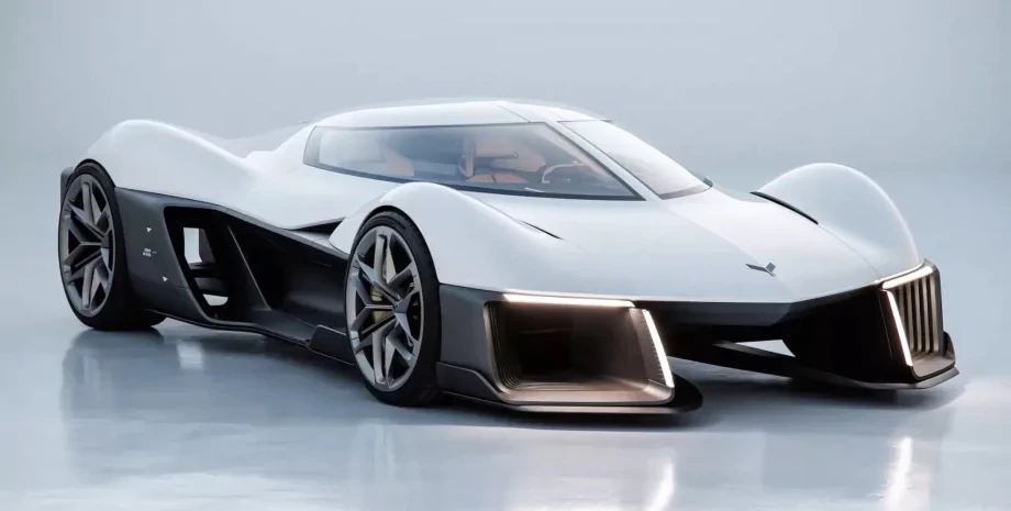 Новый Chevrolet Corvette C9: революционный спорткар 2028 года показали на фото