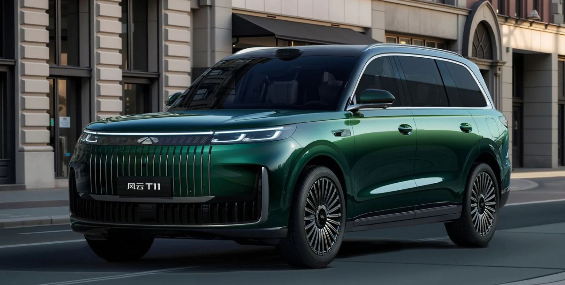 Chery Fulwin T11 — флагманский кроссовер с запасом хода 1000 км и роскошным салоном (фото, характеристики)