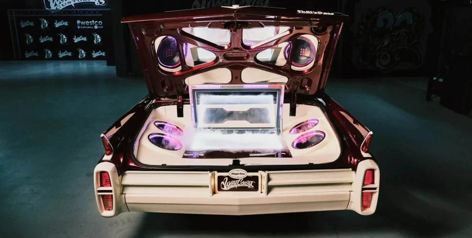 Cadillac Series 62 с мороженым: самая роскошная закусочная на колесах от West Coast Customs