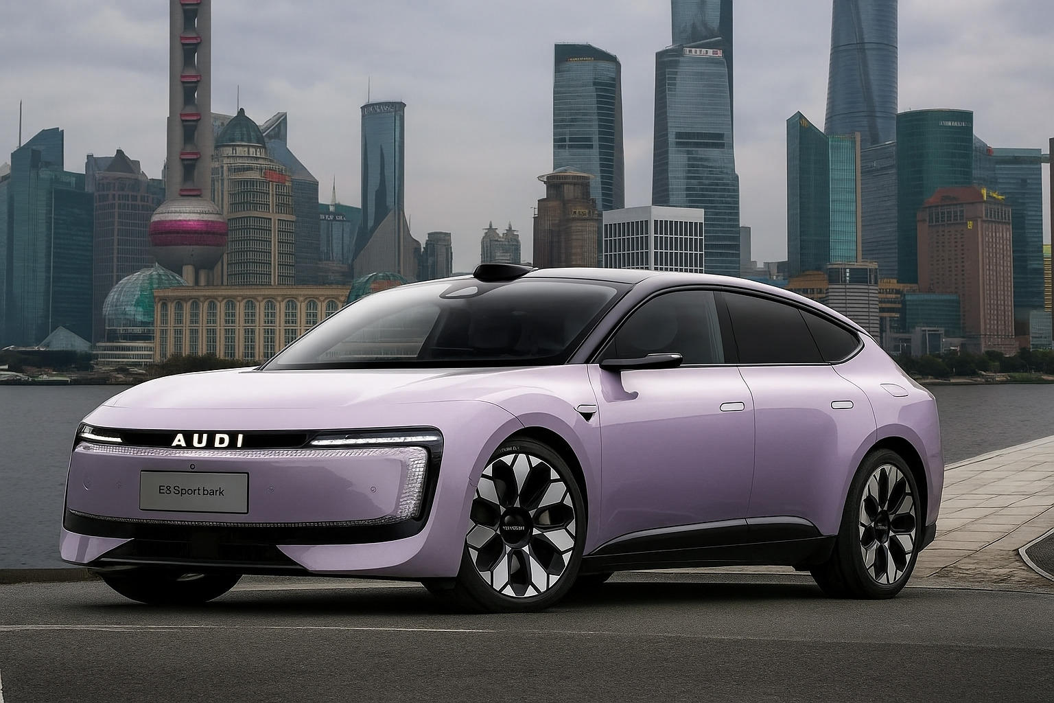 AUDI E5 Sportback представлен в Китае: запас хода до 773 км, зарядка за 10 минут и 59-дюймовый LED-экран