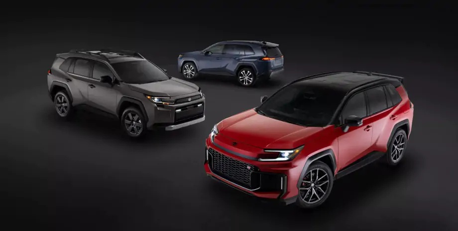 Toyota RAV4 2026: обновлённый дизайн, до 320 л.с. и 100 км на электротяге