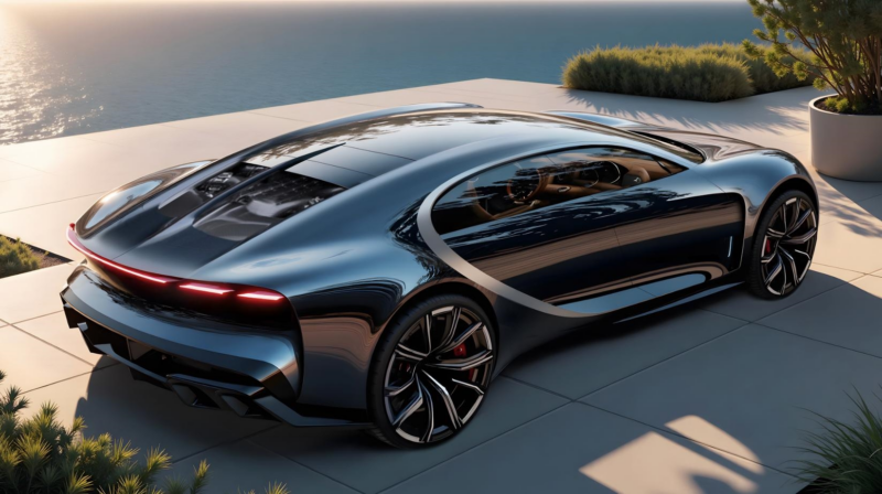 Китайская Dreame выпустит электрокар в стиле Bugatti Chiron: первые фото и детали